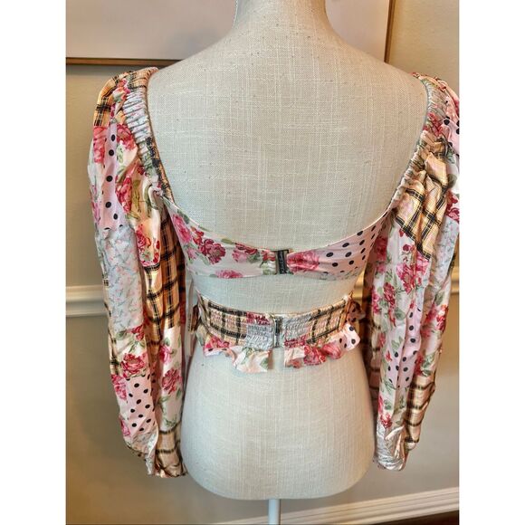 For Love and Lemons Marissa Crop Top Size Small - Picture 7 of 8